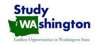 Study Washington logo, which has a green outline of the state under WA and the words Study Washington - Endless Opportunities in Washington State